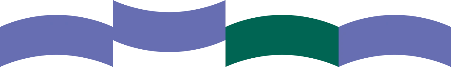 Vector de curvas en colores verde y violeta